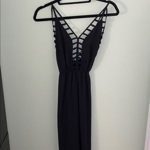 Black Caged Jumpsuit (L)